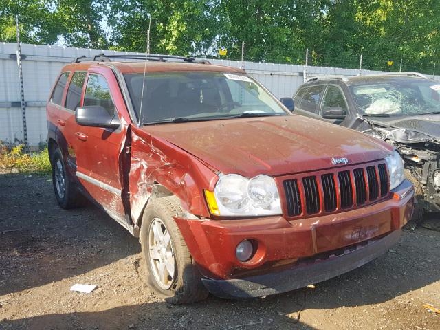 1J8HR48P77C594668 - 2007 JEEP GRAND CHER RED photo 1