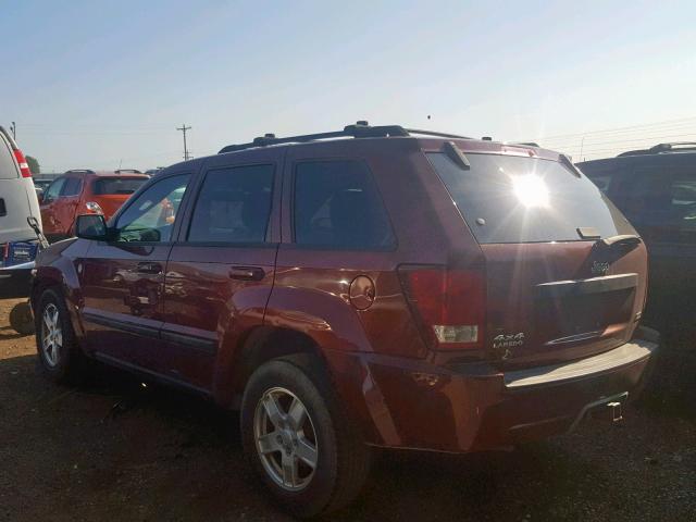 1J8HR48P77C594668 - 2007 JEEP GRAND CHER RED photo 3