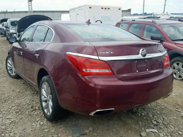 1G4GA5G35EF279003 - 2014 BUICK LACROSSE MAROON photo 3