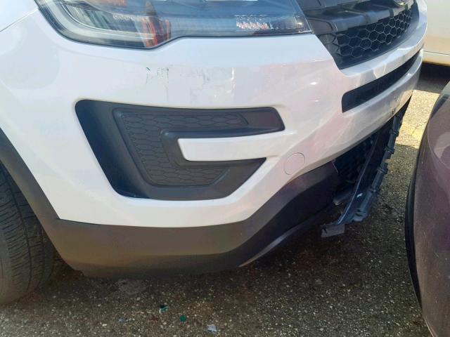 1FM5K8AR4GGB65610 - 2016 FORD EXPLORER P WHITE photo 10