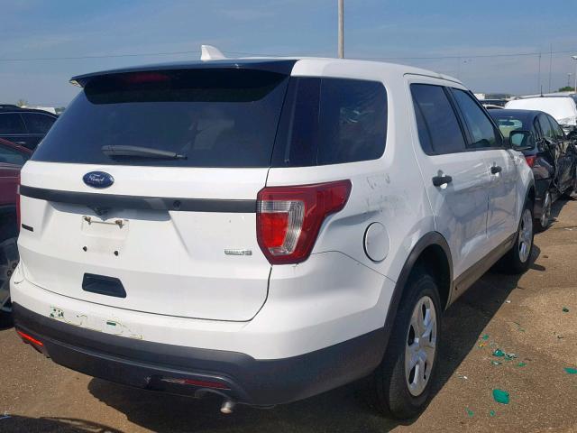 1FM5K8AR4GGB65610 - 2016 FORD EXPLORER P WHITE photo 4