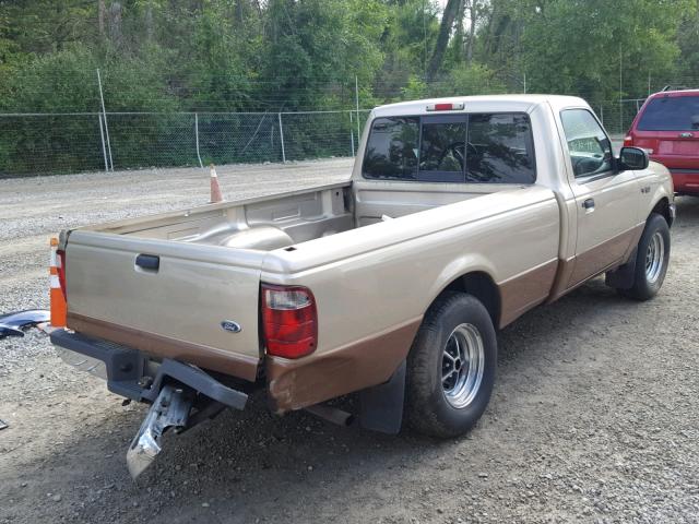 1FTYR10U12TA68388 - 2002 FORD RANGER TWO TONE photo 4