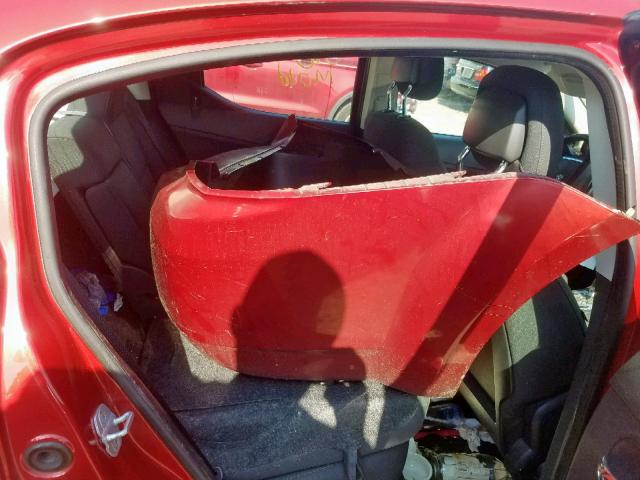 1B3CC1FB8AN206241 - 2010 DODGE AVENGER EX RED photo 6