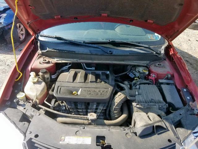 1B3CC1FB8AN206241 - 2010 DODGE AVENGER EX RED photo 7