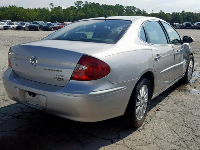 2G4WE587571201204 - 2007 BUICK LACROSSE C SILVER photo 4