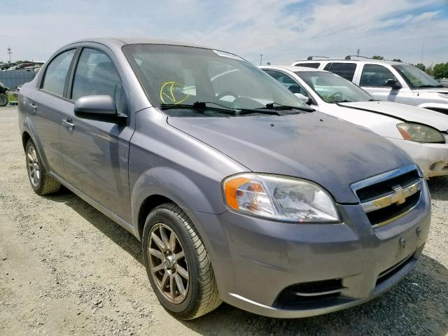 KL1TD5DE8BB192853 - 2011 CHEVROLET AVEO LS GRAY photo 1