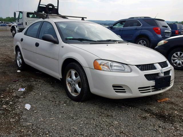 1B3EL36R54N376613 - 2004 DODGE STRATUS SE WHITE photo 1