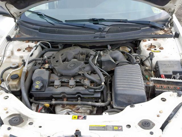 1B3EL36R54N376613 - 2004 DODGE STRATUS SE WHITE photo 7