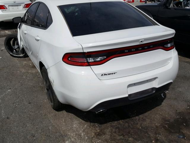 1C3CDFBB4GD657006 - 2016 DODGE DART SXT WHITE photo 3