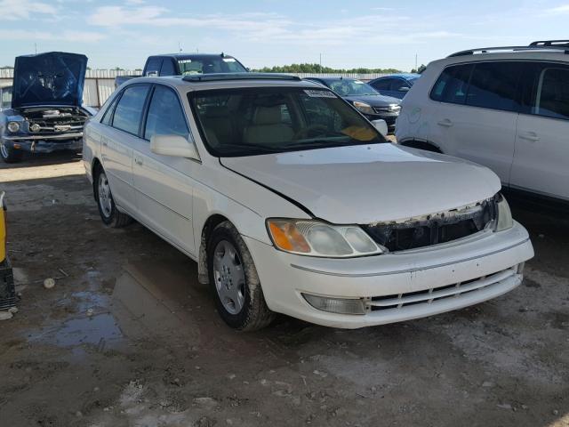 4T1BF28B93U303263 - 2003 TOYOTA AVALON XL WHITE photo 1