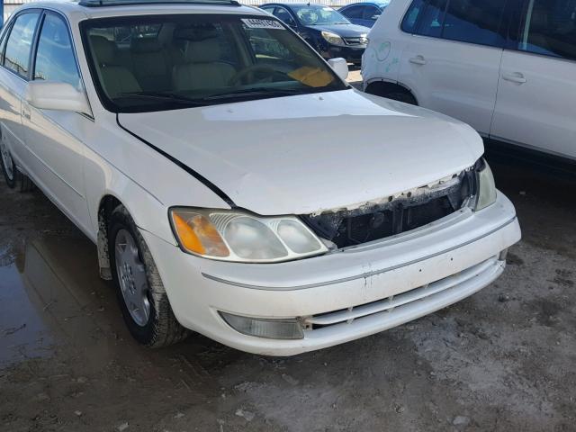 4T1BF28B93U303263 - 2003 TOYOTA AVALON XL WHITE photo 9