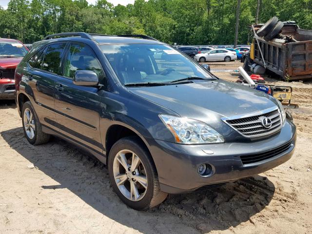 JTJGW31U572002516 - 2007 LEXUS RX 400H GRAY photo 1