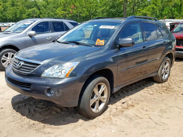 JTJGW31U572002516 - 2007 LEXUS RX 400H GRAY photo 2