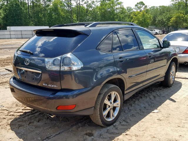 JTJGW31U572002516 - 2007 LEXUS RX 400H GRAY photo 4