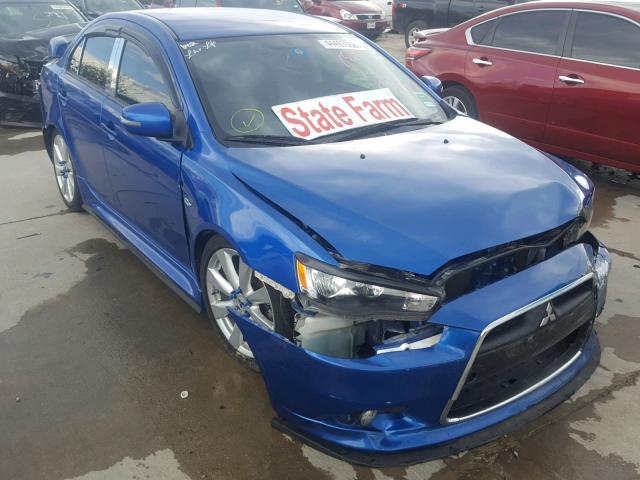 JA32U8FWXFU008551 - 2015 MITSUBISHI LANCER GT BLUE photo 1