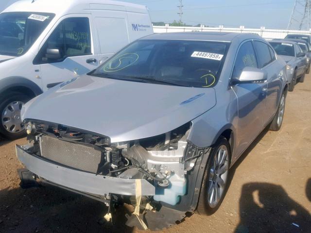 1G4GE5EV9AF285826 - 2010 BUICK LACROSSE C SILVER photo 2