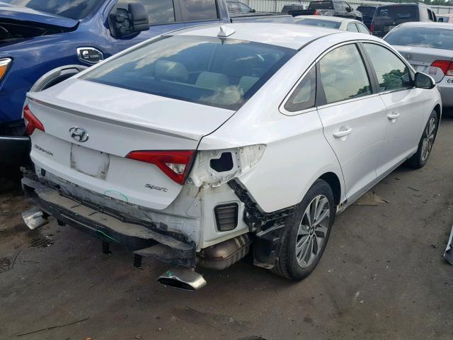 5NPE34AFXGH291871 - 2016 HYUNDAI SONATA SPO WHITE photo 4