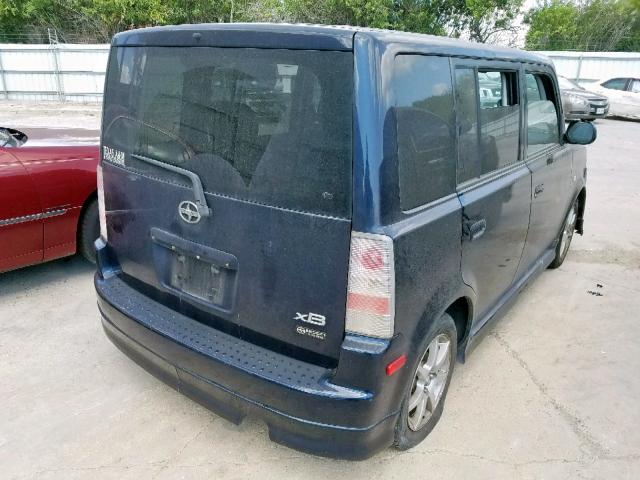JTLKT324864121978 - 2006 TOYOTA SCION XB 蓝色 照片 4
