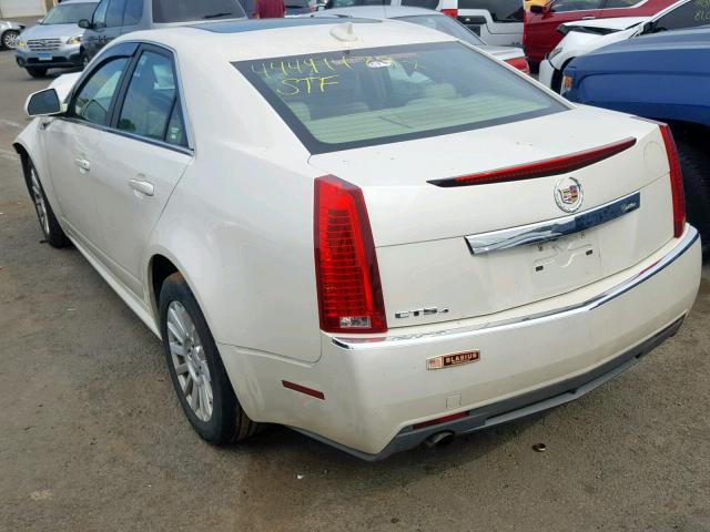 1G6DG5EY4B0151051 - 2011 CADILLAC CTS LUXURY WHITE photo 3