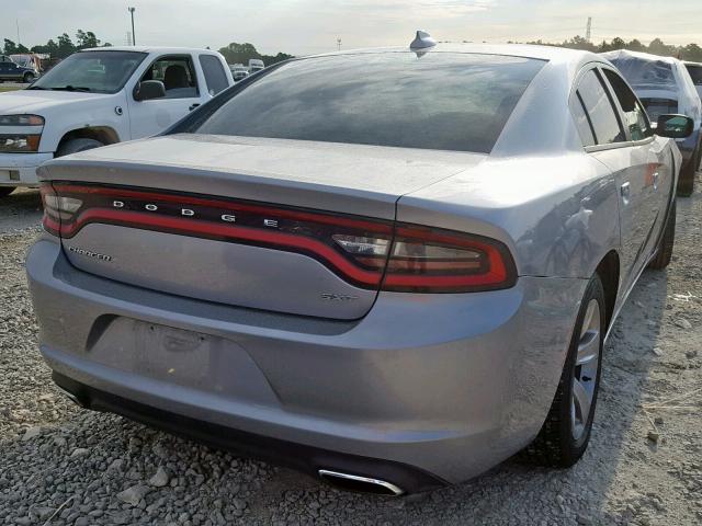 2C3CDXHG0GH317508 - 2016 DODGE CHARGER SX GRAY photo 4