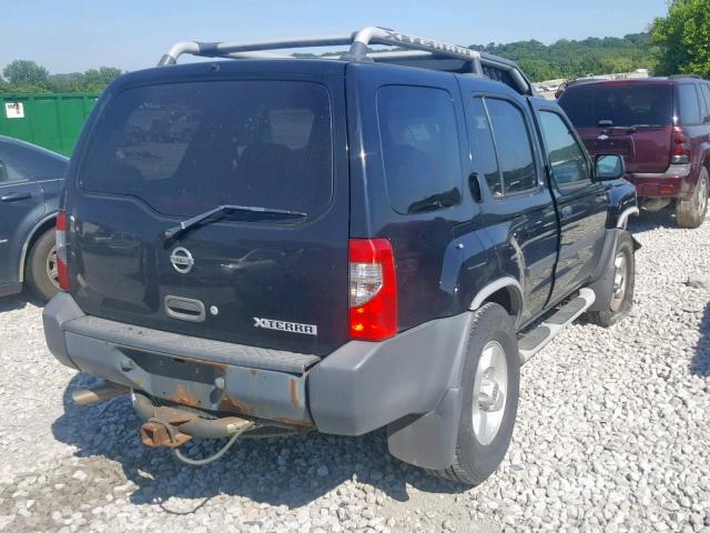 5N1ED28Y13C669618 - 2003 NISSAN XTERRA XE BLACK photo 4