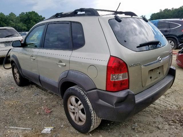 KM8JN12D37U612641 - 2007 HYUNDAI TUCSON SE GOLD photo 3