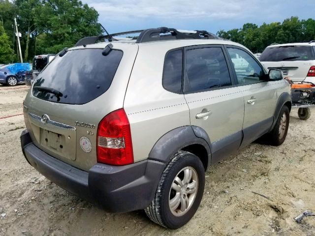 KM8JN12D37U612641 - 2007 HYUNDAI TUCSON SE GOLD photo 4