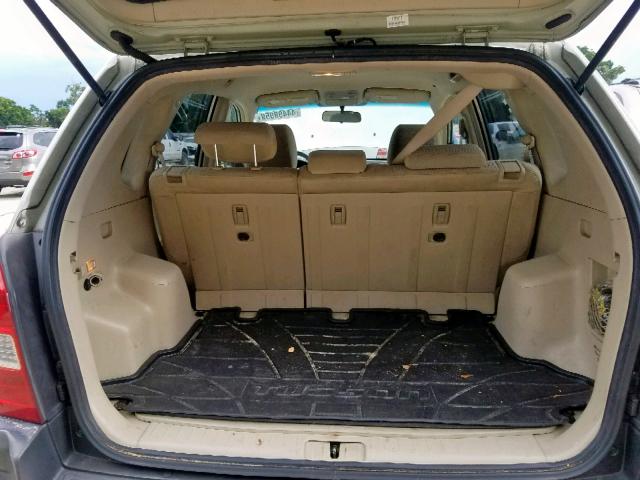 KM8JN12D37U612641 - 2007 HYUNDAI TUCSON SE GOLD photo 9