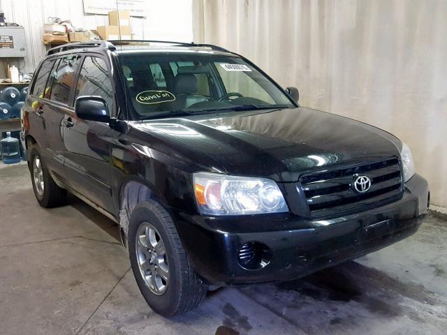 JTEDP21A340008305 - 2004 TOYOTA HIGHLANDER BLACK photo 1