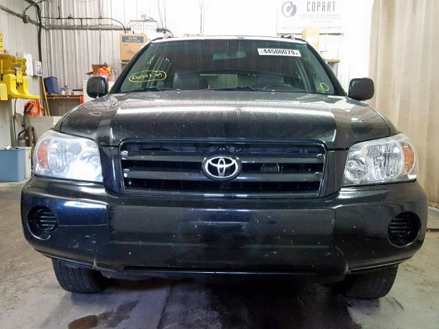 JTEDP21A340008305 - 2004 TOYOTA HIGHLANDER BLACK photo 9