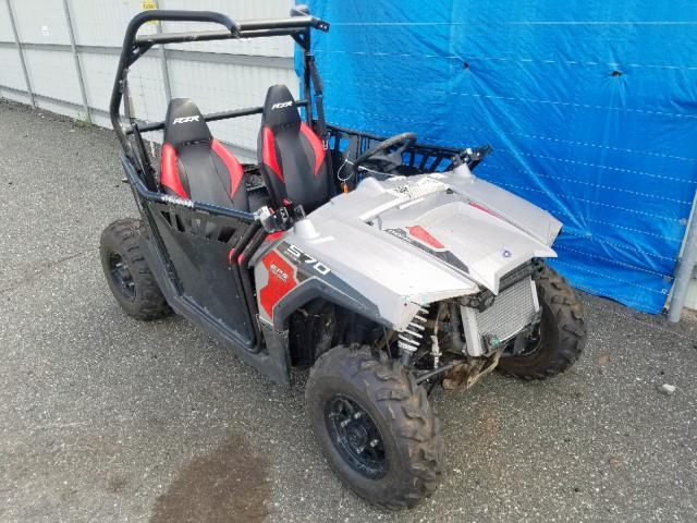 4XAVHE578HB684689 - 2017 POLARIS RZR 570 EP GRAY photo 1