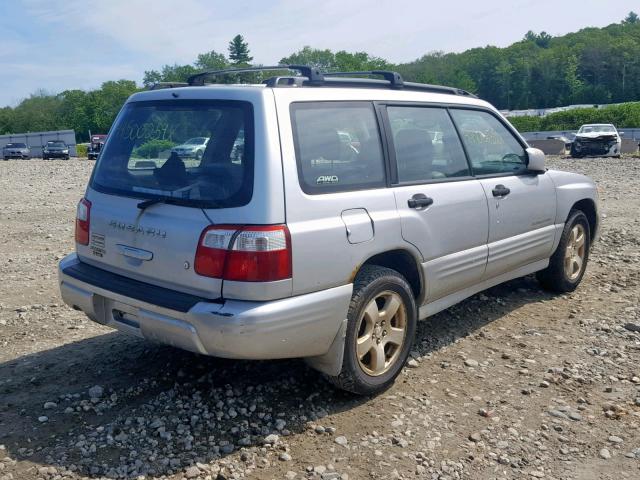 JF1SF65612H755272 - 2002 SUBARU FORESTER S SILVER photo 4