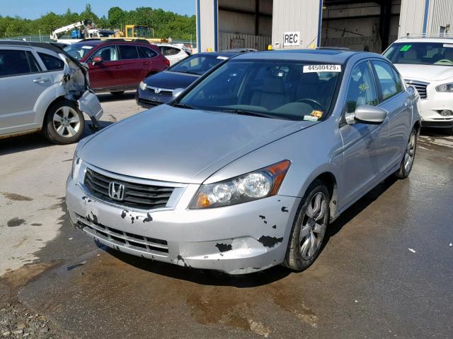 1HGCP26808A095037 - 2008 HONDA ACCORD EXL SILVER photo 2