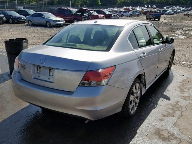 1HGCP26808A095037 - 2008 HONDA ACCORD EXL SILVER photo 4