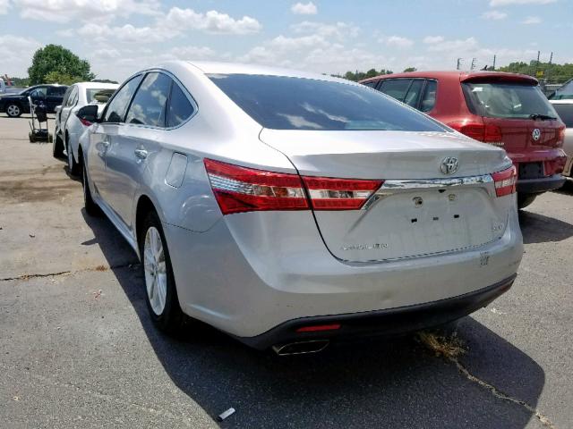 4T1BK1EB0EU127099 - 2014 TOYOTA AVALON BAS SILVER photo 3