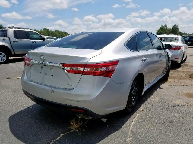 4T1BK1EB0EU127099 - 2014 TOYOTA AVALON BAS SILVER photo 4