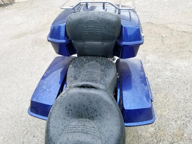 1HD1KBW196Y604858 - 2006 HARLEY-DAVIDSON FLHXI BLUE photo 6