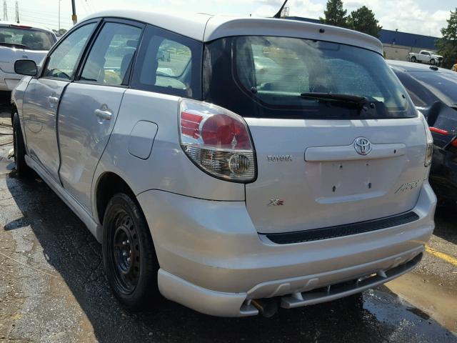 2T1KR32E17C641358 - 2007 TOYOTA COROLLA MA SILVER photo 3