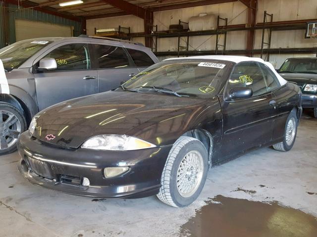 4G1JF32T7XB902453 - 1999 CHEVROLET CAVALIER Z BLACK photo 2