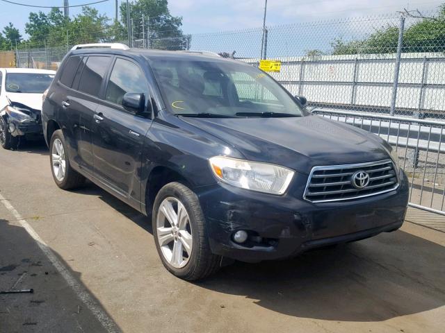 JTEES42A782091969 - 2008 TOYOTA HIGHLANDER BLACK photo 1