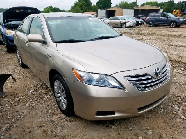 4T1BB46K19U080011 - 2009 TOYOTA CAMRY HYBR GOLD photo 1