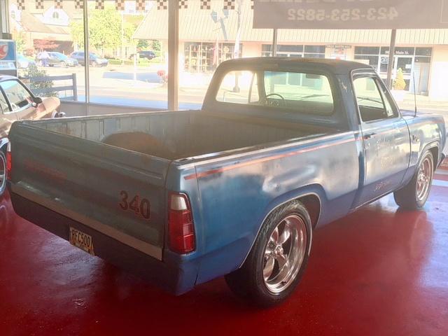 D14AE8S188022 - 1978 DODGE D100  BLUE photo 4