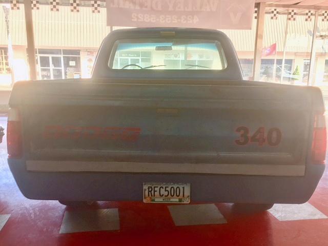 D14AE8S188022 - 1978 DODGE D100  BLUE photo 6