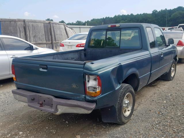 1FTCR14A7VPA40988 - 1997 FORD RANGER SUP GREEN photo 4