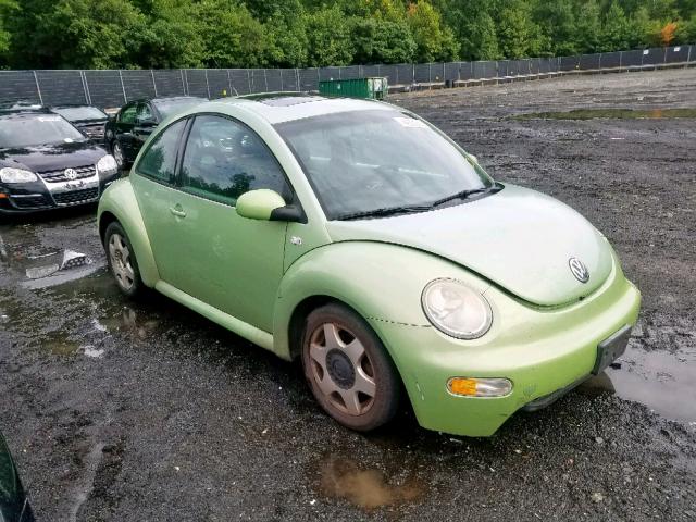 3VWCK21C71M434438 - 2001 VOLKSWAGEN NEW BEETLE Yaşıl foto 1