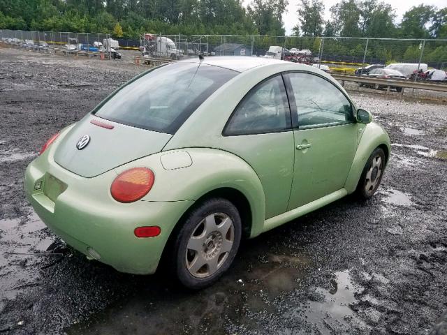 3VWCK21C71M434438 - 2001 VOLKSWAGEN NEW BEETLE Yaşıl foto 4