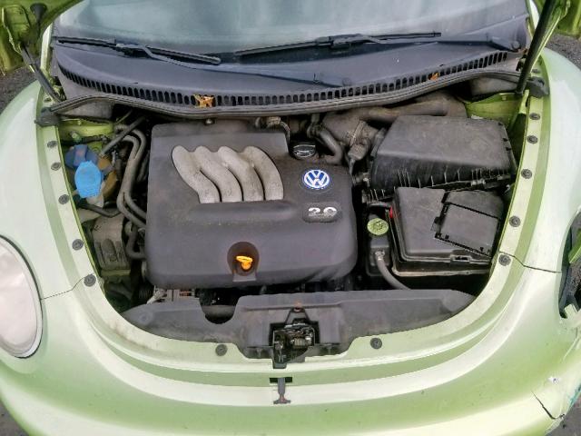 3VWCK21C71M434438 - 2001 VOLKSWAGEN NEW BEETLE Yaşıl foto 7