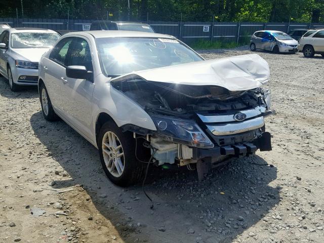 3FAHP0GA0CR171113 - 2012 FORD FUSION S WHITE photo 1