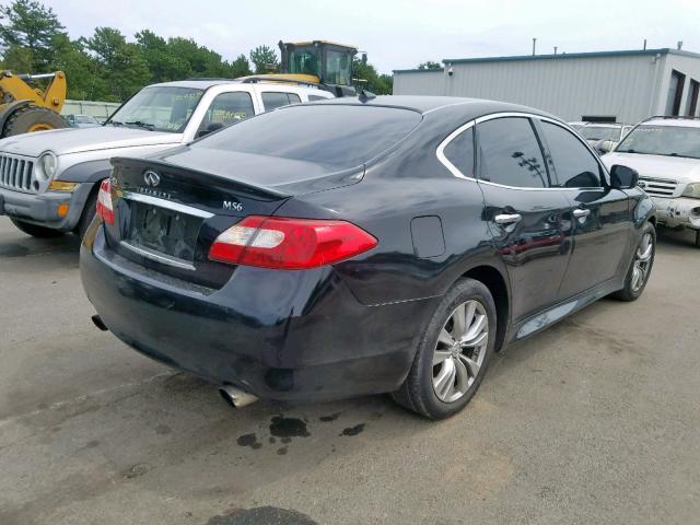 JN1AY1APXCM530278 - 2012 INFINITI M56 BLACK photo 4