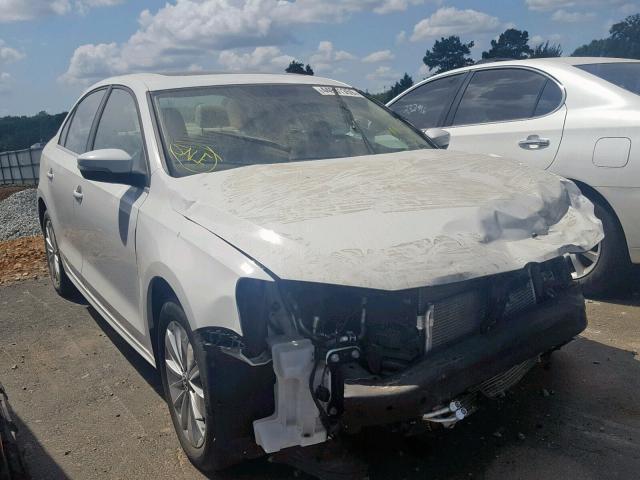 3VWLA7AJ6FM265745 - 2015 VOLKSWAGEN JETTA TDI WHITE photo 1